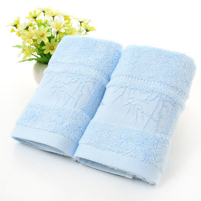 Ζεστή πετσέτα από ίνες μπαμπού Jacquard 25*50cm για μαλακό και απορροφητικό οικιακό καθαρισμό