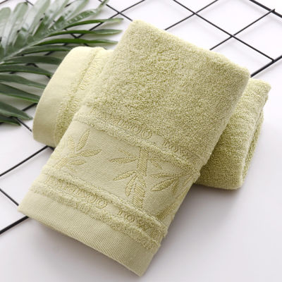 Ζεστή πετσέτα από ίνες μπαμπού Jacquard 25*50cm για μαλακό και απορροφητικό οικιακό καθαρισμό