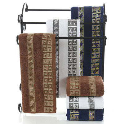 3kg Luxury Hotel Embroidery Custom Σκληρό Υπερ μαλακό μπάνιο 100% βαμβακερό σετ πετσέτας