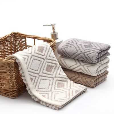 Home Spa 35*75 Size Luxury Embroidered Striped Pattern Bath Towel Set για πετσέτες ξενοδοχείων