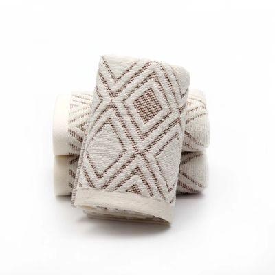 Home Spa 35*75 Size Luxury Embroidered Striped Pattern Bath Towel Set για πετσέτες ξενοδοχείων