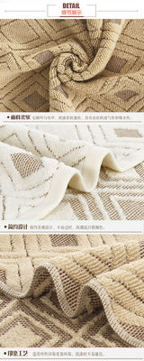Home Spa 35*75 Size Luxury Embroidered Striped Pattern Bath Towel Set για πετσέτες ξενοδοχείων