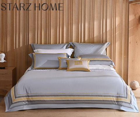 High Count Pima Cotton Jacquard Patchwork Εναλλακτικά κρεβατιού σε σύγχρονο στιλ πολυτελείας