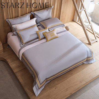 High Count Pima Cotton Jacquard Patchwork Εναλλακτικά κρεβατιού σε σύγχρονο στιλ πολυτελείας