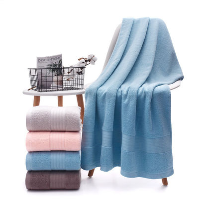 Κόψτε το Jacquard Plain Colour καθαρή βαμβακερή πετσέτα με μαλακό και απορροφητικό υφάσματος