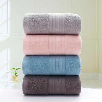 Κόψτε το Jacquard Plain Colour καθαρή βαμβακερή πετσέτα με μαλακό και απορροφητικό υφάσματος