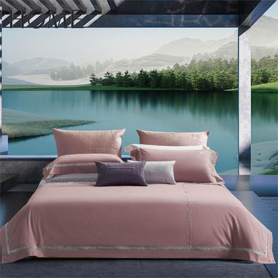 Αεροδιαπερατό ευρωπαϊκό στυλ 100% βαμβάκι Jacquard 300TC 4Pcs στρώματα κρεβατιού