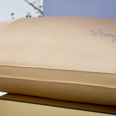 300 τ.κ. Χρυσό μουρμπερί μετάξι Τριδιάστατο σύνθετο μαξιλάρι Προσαρμοσμένο αριθμό νήματος
