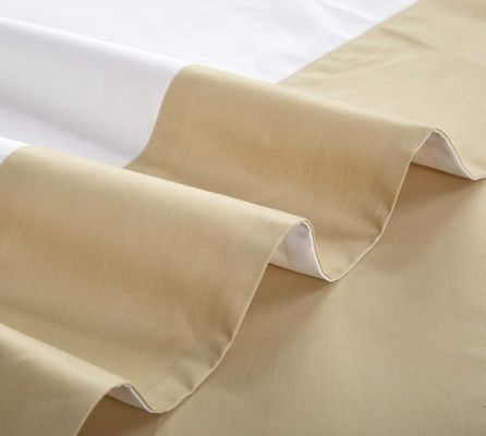 Ξενοδοχείο Star Plain White Luxury Comforter Quilt Cover Ενα σύνολο κρεβατιών από βαμβάκι