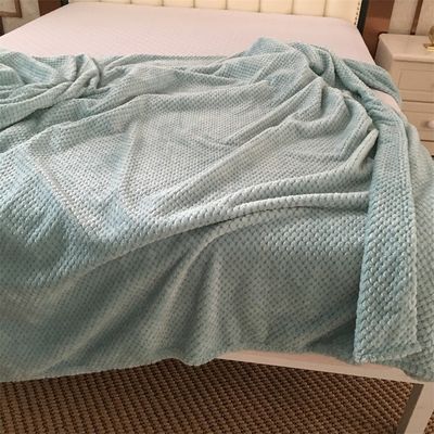 Όλες οι εποχές Custom Σκληρή τετραγωνική φλανέλα κουβέρτα 300GSM Κοραλλιοδέρμα καναπέ Πετάξτε κουβέρτα