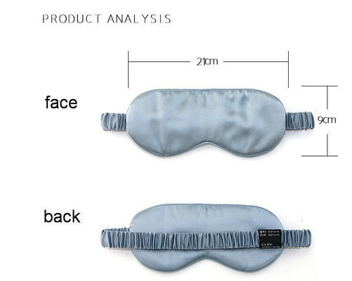 Ρυθμίσιμη μάσκα ύπνου Custom Logo Satin Silk Eye Shade για ταξίδια φυσιολογικού τύπου δέρματος