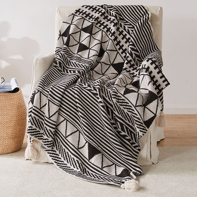 Το καλοκαιρινό Boho Throw Blanket Set δωρεάν δείγμα για μαλακό και μεγάλο πλέξιμο