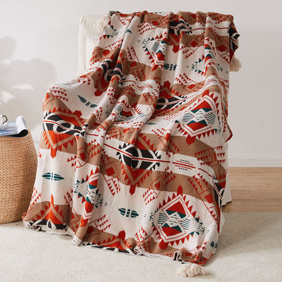 Το καλοκαιρινό Boho Throw Blanket Set δωρεάν δείγμα για μαλακό και μεγάλο πλέξιμο