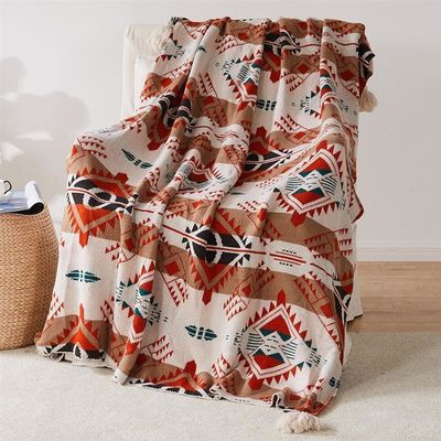 Το καλοκαιρινό Boho Throw Blanket Set δωρεάν δείγμα για μαλακό και μεγάλο πλέξιμο