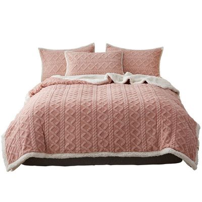 Εισαγωγή Lux Stripe Solid Colour Blanket για οικιακές συσκευές και γραφεία