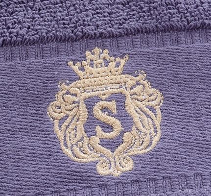 Λοξοφόρες πετσέτες Jacquard με ρίγες από 100% βαμβάκι για απαλή και απορροφητική απόδοση