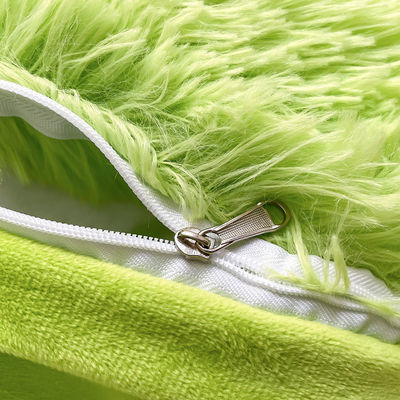 Πλούσιο Shaggy Velvet Fluffy Bed Duvet Covers Σετ σε Πολυχρωματικά Προσαρμοσμένα Λοξοφόρα Σχεδία