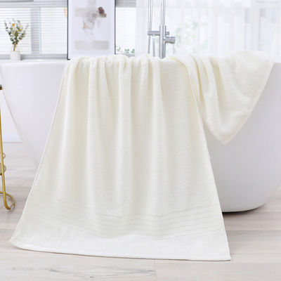Πιο δημοφιλής Jacquard Style 100% καθαρό βαμβάκι Αντιβακτηριακή πετσέτα μπάνιου για μαλακό και ανθεκτικό