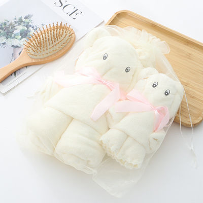 Όπως φαίνεται Luxury Bear Towel Bath towel density coral velvet set απορροφητικό γλυκό μαλακό δώρο