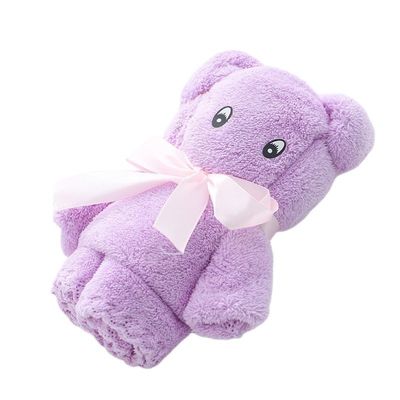 Όπως φαίνεται Luxury Bear Towel Bath towel density coral velvet set απορροφητικό γλυκό μαλακό δώρο