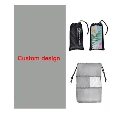Απορροφητική πετσέτα παραλίας μικροϊνών Custom Printed and Double-sided Velvet for Beach Fun