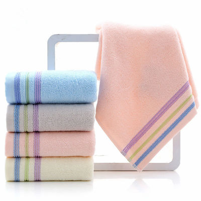 100% βαμβάκι Πολυχρωματικό Dobby Towel Set για απαλή και απορροφητική εμπειρία μπάνιου