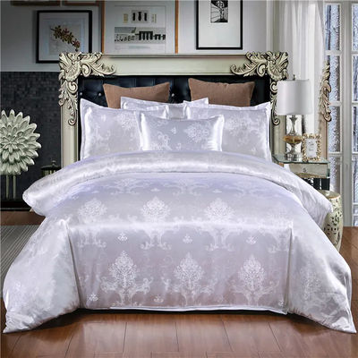 200TC Brocade Jacquard Satin Fabric 3-piece Set για 1.8m κρεβατοκάμαρα καλύπτης κρεβατοκάμαρα κουβέρτα