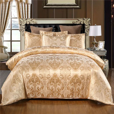 200TC Brocade Jacquard Satin Fabric 3-piece Set για 1.8m κρεβατοκάμαρα καλύπτης κρεβατοκάμαρα κουβέρτα
