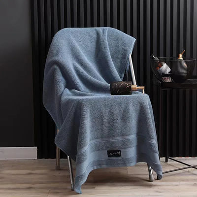 Καθαρό βαμβάκι Luxury Hotel Towel Set με παχύ ριγέ μοτίβο και Jacquard σχεδιασμό