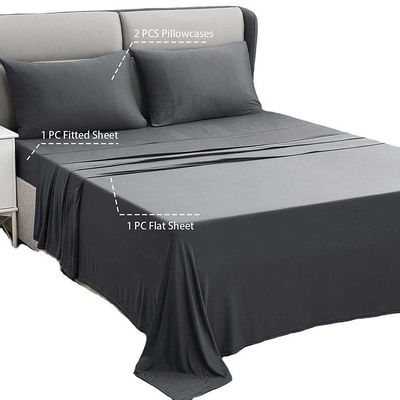 100% Polyester Fiber Soft Woven Bed Linen Set Luxury Comforter Sets Βούρτσισμένο μικροϊνών