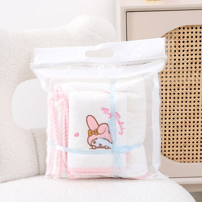 Home Melody Baby Bath Towel Set Coral Velvet Μη χύσιμος απορροφητικός δώρος