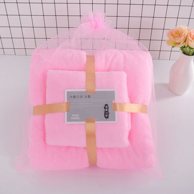 Super Soft Microfiber Towel Set 2 Piece Set of Thick Absorbent Coral Fleece Bath Towels Το σύνολο από βαριά απορροφητικές πετσέτες μπάνιου από κοραλλιοδέρματα