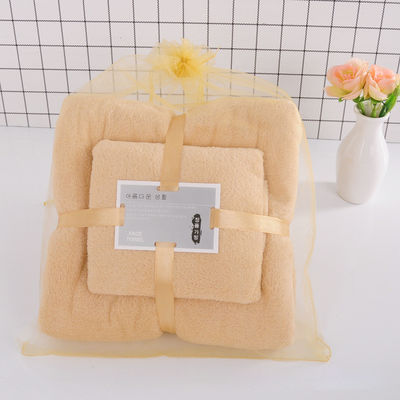 Super Soft Microfiber Towel Set 2 Piece Set of Thick Absorbent Coral Fleece Bath Towels Το σύνολο από βαριά απορροφητικές πετσέτες μπάνιου από κοραλλιοδέρματα