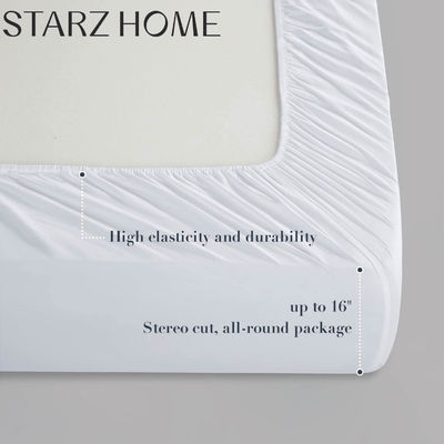 Σύνολο κουβέρτων 100% Tencel Plain 4PCS Συστήματα σεντόνια για μια πολυτελή εμπειρία κρεβατιού