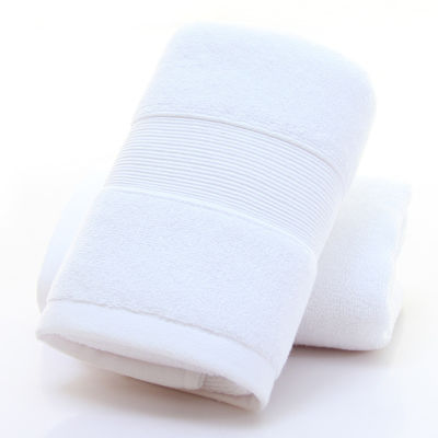 Home Hotel Spa Ect 35*35cm Βραβευμένο LOGO Βαμβακερή πετσέτα λευκή