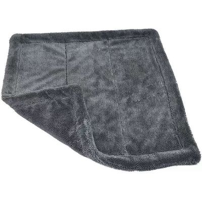 1200gm Διπλά στρώμα παχύτερη πετσέτα στροφή για αυτοκινητοβιομηχανικό καθαρισμό αυτοκινήτων μικροϊνών