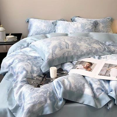 Σετ κρεβατοκάμαρας Tencel με εθνικά πρότυπα, βαθμό σταθερότητας χρώματος και 50 αριθμούς υφασμάτων