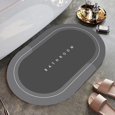 Φωτογραφία δείχνει το πάτωμα του μπάνιου Bathmat ανθεκτικό Bath Mat χαλί για το δωματίο ντους Custom