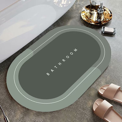 Φωτογραφία δείχνει το πάτωμα του μπάνιου Bathmat ανθεκτικό Bath Mat χαλί για το δωματίο ντους Custom