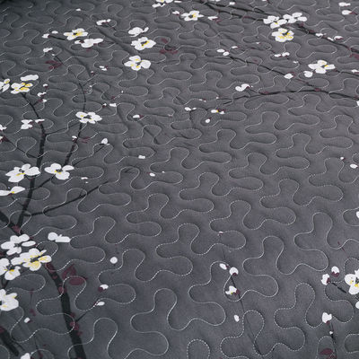 100% Polyester Patchwork Quilt Set 3 τεμάχια στρώμα κρεβατιού με κουβέρτα και σεντόνια