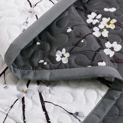 100% Polyester Patchwork Quilt Set 3 τεμάχια στρώμα κρεβατιού με κουβέρτα και σεντόνια