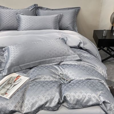 Πολυεστέρα / Λινό / Βαμβάκι Luxury Jacquard στρώματα κρεβατιού Συλλογές 4 PCs Comforter