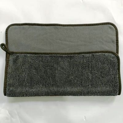 Προσαρμοσμένα χρώματα Spun-place Τεχνολογία Microfiber Plush Twist πετσέτες για ξήρανση καθίσματος αυτοκινήτου