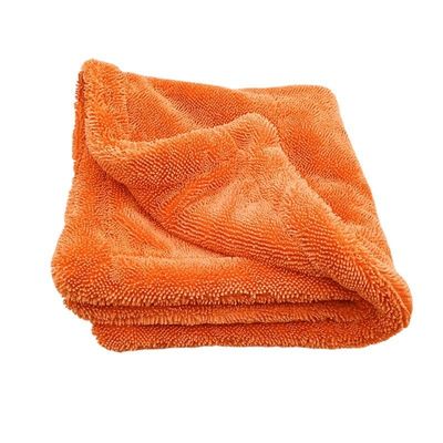 Προσαρμοσμένα χρώματα Spun-place Τεχνολογία Microfiber Plush Twist πετσέτες για ξήρανση καθίσματος αυτοκινήτου