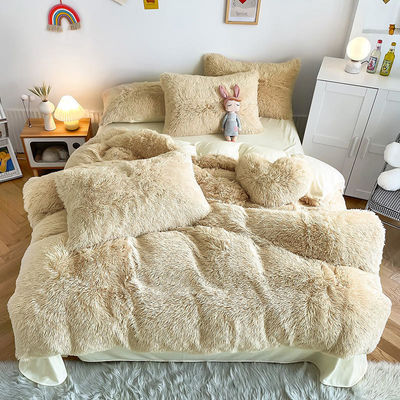 Πολυχρωματικό σύννεφο Mink Velvet Soft άνετα στρώματα κρεβατιού για πολυτελή φουσκωτά στρώματα κρεβάτι