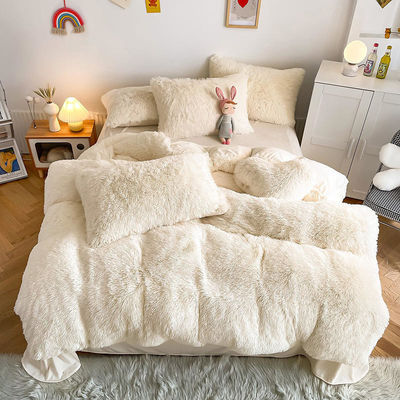 Πολυχρωματικό σύννεφο Mink Velvet Soft άνετα στρώματα κρεβατιού για πολυτελή φουσκωτά στρώματα κρεβάτι