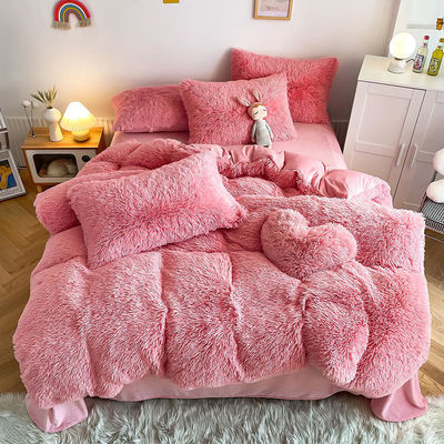 Πολυχρωματικό σύννεφο Mink Velvet Soft άνετα στρώματα κρεβατιού για πολυτελή φουσκωτά στρώματα κρεβάτι