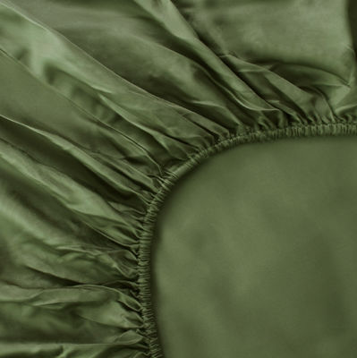100% Bamboo Fiber Solid Color Προσαρμοσμένο σύνολο κρεβατιού