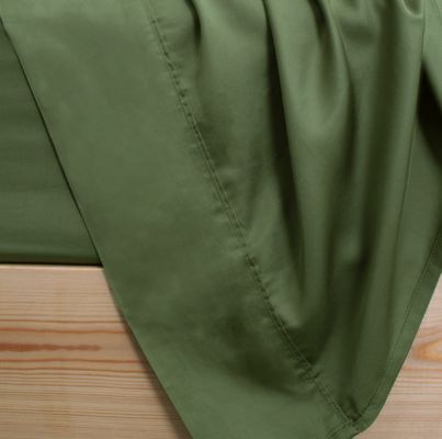 100% Bamboo Fiber Solid Color Προσαρμοσμένο σύνολο κρεβατιού