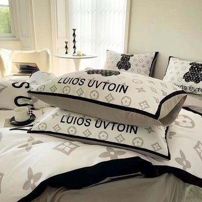 Διαγωνική εκτύπωση Luxury Violent Bear Sheet Set Customized Designer Bed Linen Set